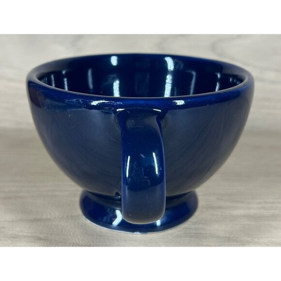 Dansk Blue Ceramic Footed Soup Mug Cup - Picture 4 of 7